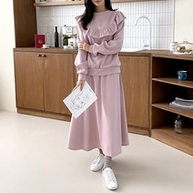 [세인트이브] AR79 기모 러블리 세상이쁜 스커트 상하세트