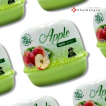 철공자 산도깨비 마일드아로마 방향제 화장실 실내 욕실 거실 사무실 드레스룸 신발장 냄새 제거, 애플, 3개입