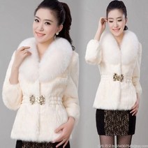 라오농 여성 퍼 자켓 페이크퍼 인조 털 아우터 코트 16 +d2506LL