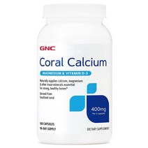 GNC 코랄 칼슘 마그네슘 비타민D3 180캡슐 90일분 co