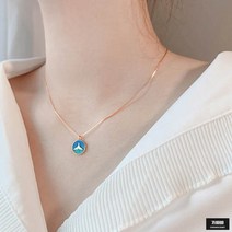 가바바 여성 목걸이 심플 인어 꼬리 양각 패션목걸이 G43221