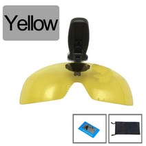 polarized 낚시 uv400 안경 모자 바이저 스포츠 클립 모자 클립 낚시용 선글라스 자전거 하이킹 골프 안경 98, [05] Yellow bag