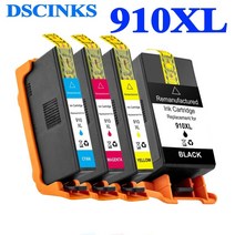 hp 910xl 910 카트리지 hp officejet 8010 8012 8013 8014 8015 8017 8018 8020 8022 8023 8024 8025 8026 8028, 블랙 1pc