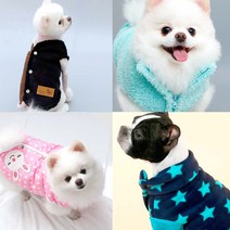 강아지옷 외출복 겨울후드모음 국내산 2+1 초소형부터 빅사이즈까지 XS-5XL, 앵꼬털레드