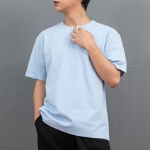 섬바 브이넥 반팔 티셔츠