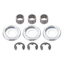9pcs/3 세트 클러치 와셔 E 클립 니들 베어링 교체 STIHL MS170 MS180 MS210 MS230 MS250 MS 210 230 250 017 018 021 023 0