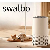 swalbo 부유먼지청소기 강아지 공기 포집기, (음이온 업그레이드 모델) 4중플로팅 헤어필터