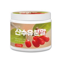 구례 산수유열매 분말 말린 건산수유 가루 산수유차 신수유 산수유물 국내산 X 250g 1통