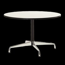 홈카페 인테리어 테이블 비트라 허먼밀러 eames table 임스테이블 원형테이블 경수진, 흑변백면직경110
