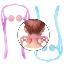(색상임의배송)-실리콘지압 목안마기 C타입 (헤다포장), 1개
