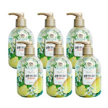 온더바디 더내추럴 레몬버베나 핸드워시 300ml, 6개