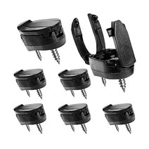 Prasacco 6 Pcs 골프 공 피커 상단 리트리버 접이식 클로 그래버 픽업 도구 액세