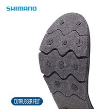 [시마노] KT-031G 지오록 컷트 고무 펠트 밑창 교체 낚시단화 갯바위신발, S(240mm)