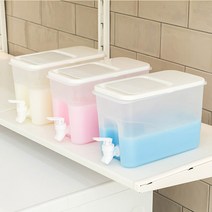 다용도 세탁 세제 디스펜서 세제통 섬유유연제 소분 리필 용기 드럼용, 한칸 (1구 4L)