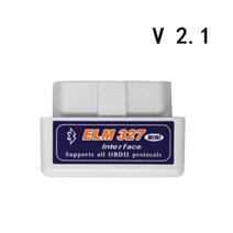 차량진단기 자동차진단기 OBD2 obd2 인포카 obd v2.1 미니 elm327 obd2 블루투스 자동 스캐너 자동차 테스터 진단 도구 ios 안드로이드 windows, 하얀, 영어