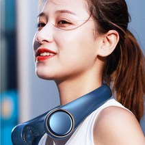1+1 Z6 넥밴드 홈쇼핑 샤오미 넥선풍기 무선 목걸이형, 필수선택, 네이비