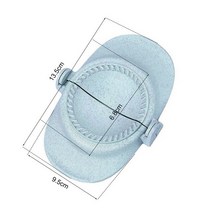 홈 베이킹 도구 2In1 만두 메이커 DIY 키트 래퍼 프레스 수동 노동 절약 라비올리 엠바나다 반죽 스킨 몰더, 10 Blue1
