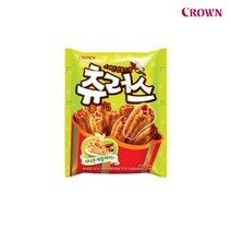 크라운 츄러스 시나몬 애플파이맛 84g 16개