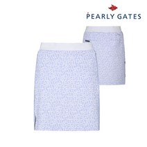 파리게이츠 골프 pearlygatesgolf여성 스마일 울오버 로고 큐롯스커트 P521A1PC372_BL, 000, BL