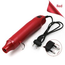 hot air gun diy hot air gun electric power tool 헤어 드라이어 납땜 랩 블로어 히터 수축 플라스틱 air heat gun diy tool, 빨간색