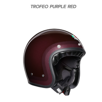 AGV X70 오픈페이스 헬멧 TROFEO PURPLE RED (트로페오 퍼플 레드) (아시안핏), XL(61-62)