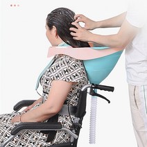 서서 미용실 환자 머리감기 가정용 샴푸대, 머리감기통