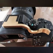 소니 A7M2A7M3A7R2A7R3A9 미니 싱글 부츠 엄지 버클 워커 보호 적용손가락자루, 카메라 손가락 핸들 골드
