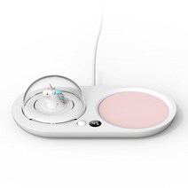 머그 워머 컵 워머기 인덕션 보온 ZK30 20W 히터 가열 코스터 3 기어 온열 머그컵, 중국, 하얀