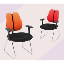 학원 강의실 세미나실 팔걸이 쿠션 등받이 의자(6색) 책상용 안방 허리 고3, 블랙