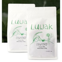 [당일 로스팅 출고] 인비트로 루왁 커피(원두 드립백), 200g 원두(분쇄도:굵은 분쇄)