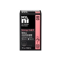 일동제약 식약처 인증 코엔자임 q10 코큐텐 코앤자임 q 텐 활성 유해 산소 영양제 대두레시틴 흑후추 혈압 건강 보조 100 mg 직구 60 캡슐, 1