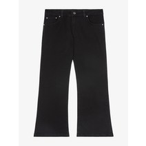 핀코 키즈 아동공용 부츠컷 데님 블랙