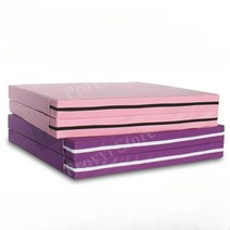 점핑매트 체육매트 체조구르기매트 체조에어매트 유도매트 앞구르기매트, 두껍고접힌2mx1mx10cm두께의가죽라이트블루