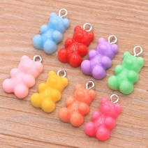 악세사리 귀찌 드롭 커프 믹스 과일 동물 꽃 체 수지 귀걸이 DIY 열쇠 고리 팔찌 펜던트 쥬얼리 제작 26 가지 스타일 10 개