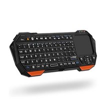Fosmon 미니 블루투스 키보드(QWERTY 키패드) 터치패드 무선 휴대용