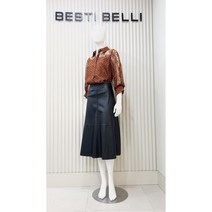 베스띠벨리 롱 레더 스커트 BDSAI2316