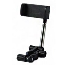 룸미러 핸드폰 거치대 헤드레스트 차량 뒷좌석 더뉴카니발 그랜저HG 싼타페 G70 익스플로러 아반떼AD QM3 벤츠 코나 렉스턴스포츠 미니컨트리맨 K5 K8, 블랙, 1개