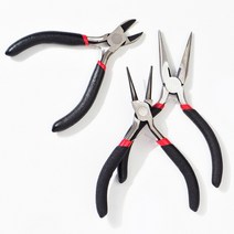 라운드 공구 3종세트(롱 커팅)쥬얼리도구 DIY 악세사리 비즈 펜치, 오링반지