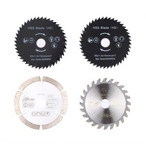 4pcs 85X15 다이아몬드 고속 철강 HSS 톱 웹 비트 원형 블레이드 세라믹 타일 구리 알루미늄 나무에 대 한 절단 디스크