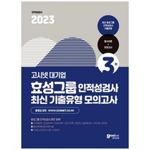 하나북스퀘어 2023 고시넷 효성그룹 인적성검사 최신기출유형 모의고사 출제 영역별 필수이론 학습, 9791156467625