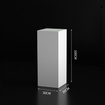 디스플레이박스 우드 화이트 전시 플랫폼 사각기둥 쥬얼리 옷가게 라운지 포토존 스탠드, I. 30x30x100