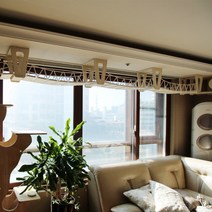 하늘 구름다리 4단 - 원목 고양이 캣 타워 워커 폴 선반 구름다리 놀이터