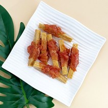 아침애 무방부제 반려동물 수제간식, 1개, 치즈껌과 닭가슴살80g