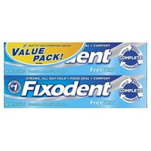 Fixodent Dentures Adhesive Cream Free Twin Pack 2 4 Oz of 미국직송