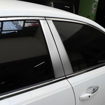 벤츠 GLC클래스 C253 차량전용 윈도우 B필러기둥 메탈크롬 튜닝 몰딩스티커 자동차 실외 인테리어 용품, 메탈크롬B필러_벤츠GLC_C253