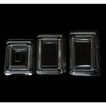 PET 투명도시락 소 100개 일회용 사각도시락용기 꼬마김밥도시락