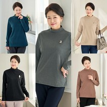 로즈맘 [AK단독특가][엄마옷 로즈맘] 감동스판반폴라티셔츠