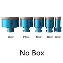 스레드 브레이징 홀 톱 세트 개 도자기 타일 화강암 대리석 유리화 드릴 비트 도구, 5개-No Box
