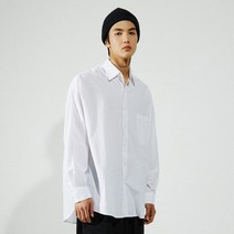 씨오큐 레귤러칼라 포플린 셔츠_화이트 - WHITE 126554
