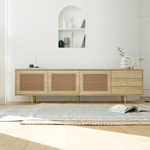 마루이 마몽드 라탄 2100 내추럴 거실장